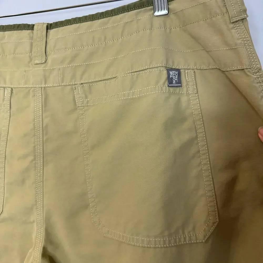 The North Face Men's Nylon Blend Pant Hiking Outdoor 38 Short Tan